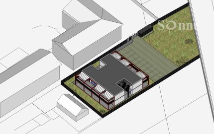 Stavebný pozemok na bývanie a podnikanie v centre mesta Moldava nad Bodvou